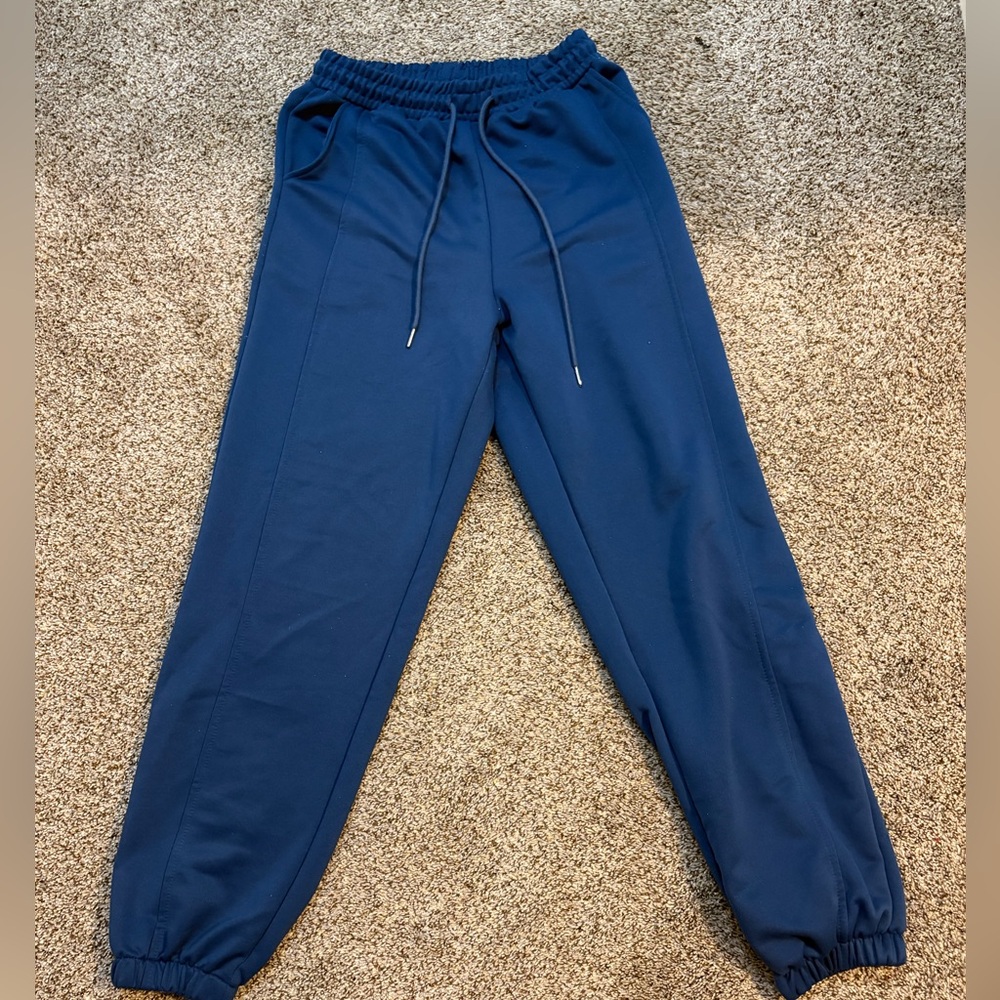 Navy Blue Jogger Pants